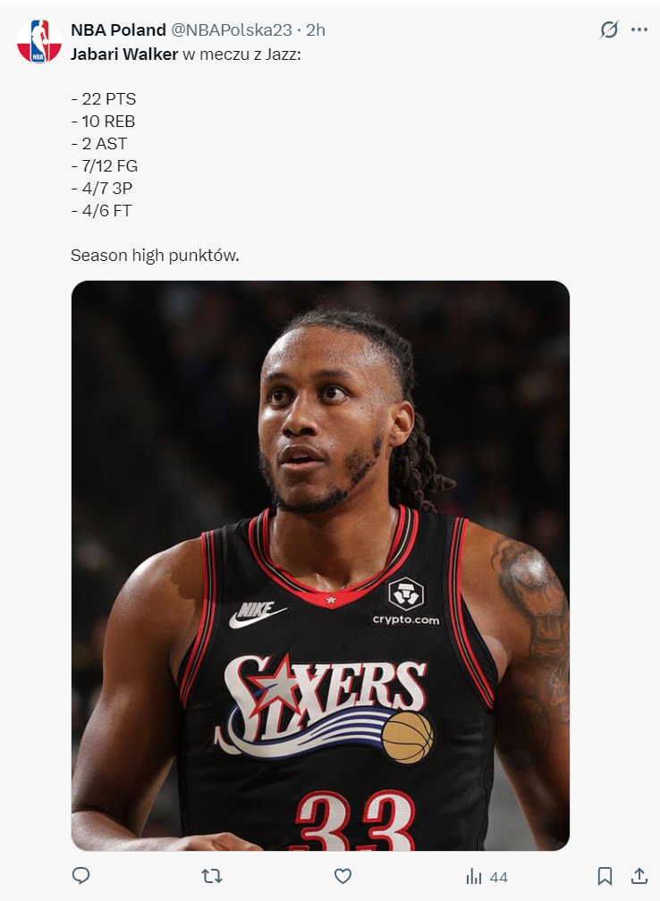 开云-乔治替身是他?72万锋线背靠背轰42+17 赛场舞蹈引爆费城球馆